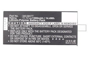 Batteries N Accessories BNA-WB-L14958 Digital Camera Battery - Li-ion, 11.1V, 1300mAh, Ultra High Capacity - Replacement for Polaroid 340-BATT Battery