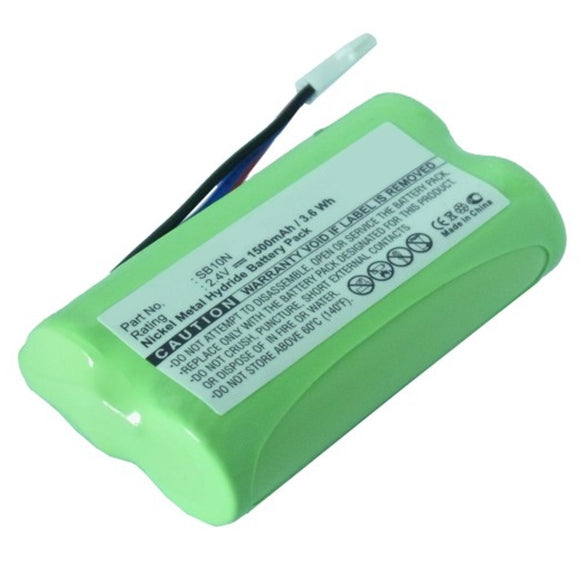 Batteries N Accessories BNA-WB-H9811 Barcode Scanner Battery - Ni-MH, 2.4V, 1500mAh, Ultra High Capacity - Replacement for Denso SB10N Battery