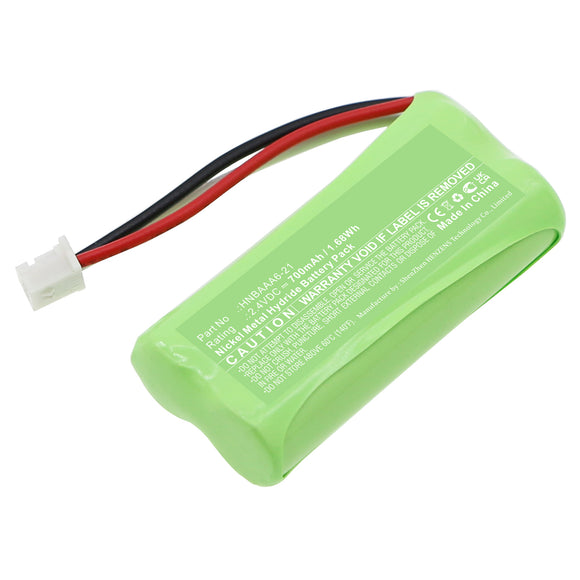Batteries N Accessories BNA-WB-H17386 Cordless Phone Battery - Ni-MH, 2.4V, 700mAh, Ultra High Capacity - Replacement for Huawei HNBAAA6-21 Battery