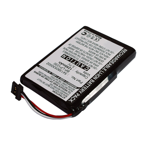 Batteries N Accessories BNA-WB-L12448 GPS Battery - Li-ion, 3.7V, 1250mAh, Ultra High Capacity - Replacement for Navman BP-LP1230/11-A0001 U Battery