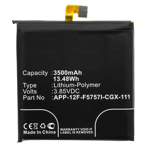 Batteries N Accessories BNA-WB-P8264 Cell Phone Battery - Li-Pol, 3.85V, 3500mAh, Ultra High Capacity Battery - Replacement for CAT APP-12F-F5757I-CGX-111 Battery