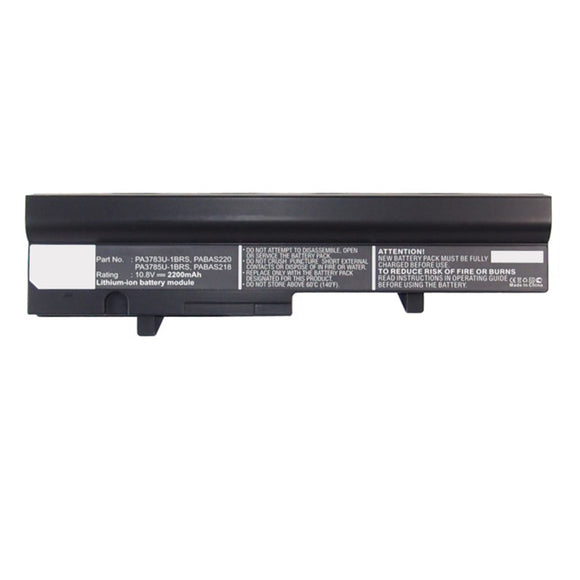 Batteries N Accessories BNA-WB-L13517 Laptop Battery - Li-ion, 10.8V, 2200mAh, Ultra High Capacity - Replacement for Toshiba PA3783U-1BRS Battery