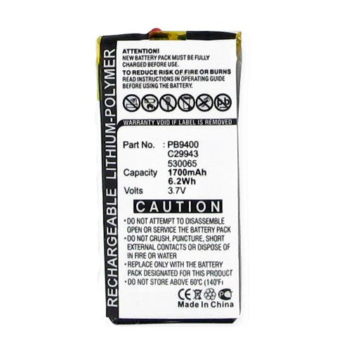 Batteries N Accessories BNA-WB-RLP-017-1.7 Remote Control Battery - Li-Pol, 3.7V, 1700 mAh, Ultra High Capacity Battery - Replacement for Philips 530065, C29943 Battery