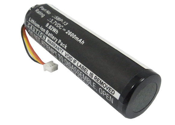 Batteries N Accessories BNA-WB-L4106 GPS Battery - Li-Ion, 3.7V, 2600 mAh, Ultra High Capacity Battery - Replacement for Asus 07G016UN1865 Battery
