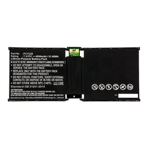 Batteries N Accessories BNA-WB-P16729 Tablet Battery - Li-Pol, 7.4V, 4200mAh, Ultra High Capacity - Replacement for Microsoft P21G2B Battery