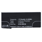 Batteries N Accessories BNA-WB-P3070 Cell Phone Battery - Li-Pol, 3.8V, 1715 mAh, Ultra High Capacity Battery - Replacement for Apple 616-00036 Battery
