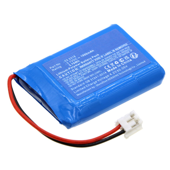 Batteries N Accessories BNA-WB-P18973 Flashlight Battery - Li-Pol, 3.7V, 1000mAh, Ultra High Capacity - Replacement for SCANGRIP 03.5318 Battery