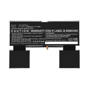 Batteries N Accessories BNA-WB-P15378 Tablet Battery - Li-Pol, 7.7V, 6200mAh, Ultra High Capacity - Replacement for Google 823-00088-01 Battery