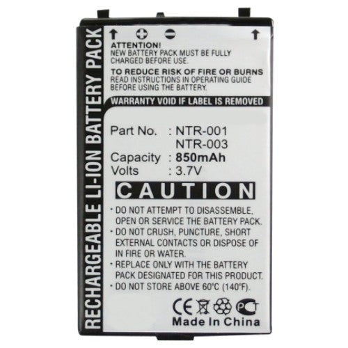 Batteries N Accessories BNA-WB-P8212 Game Console Battery - Li-Pol, 3.7V, 850mAh, Ultra High Capacity Battery - Replacement for Nintendo NTR-001, NTR-003 Battery