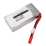 Batteries N Accessories BNA-WB-P16554 Quadcopter Drone Battery - Li-Pol, 7.4V, 1200mAh, Ultra High Capacity - Replacement for MJX X101 Battery