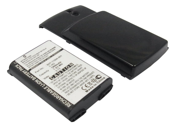 Batteries N Accessories BNA-WB-L8258 Cell Phone Battery - Li-ion, 3.7V, 1900mAh, Ultra High Capacity Battery - Replacement for BlackBerry BAT-11004-001, C-M2 Battery