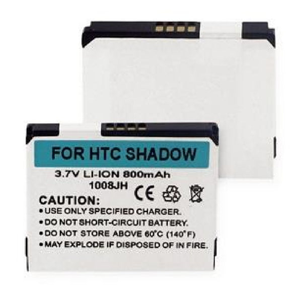 Batteries N Accessories BNA-WB-BLI-1103-.8 Cell Phone Battery - Li-Ion, 3.7V, 800 mAh, Ultra High Capacity Battery - Replacement for HTC SHADOW Battery