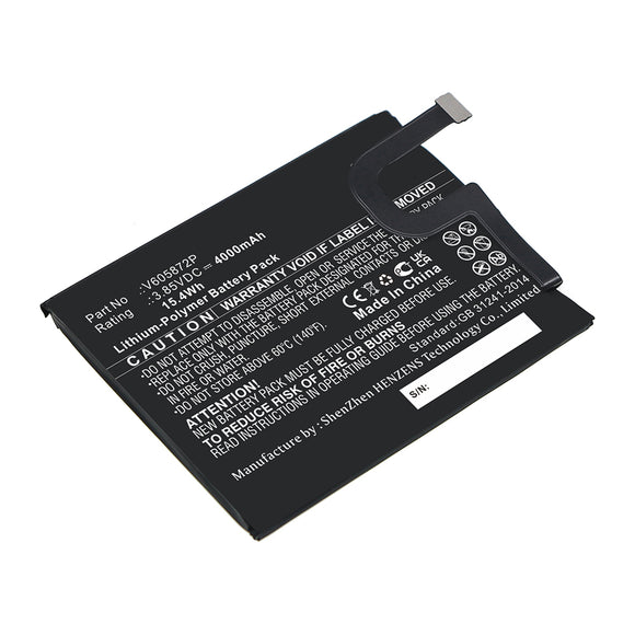 Batteries N Accessories BNA-WB-P17226 Cell Phone Battery - Li-Pol, 3.85V, 4000mAh, Ultra High Capacity - Replacement for Blackview  V605872P Battery