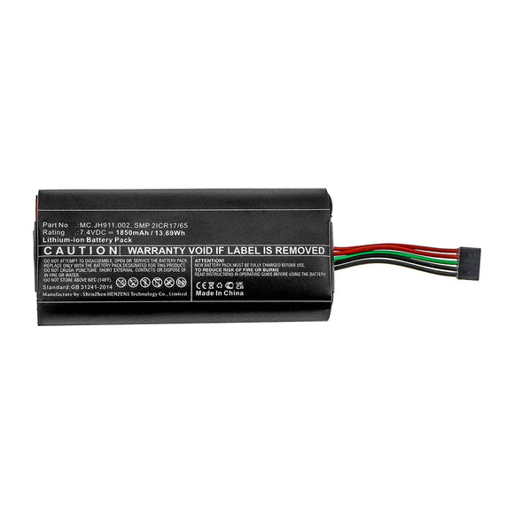 Batteries N Accessories BNA-WB-L16258 Projector Battery - Li-ion, 7.4V, 1850mAh, Ultra High Capacity - Replacement for Acer SMP 2ICR17/65 Battery