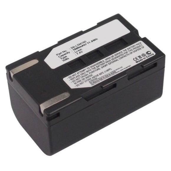 Batteries N Accessories BNA-WB-L9131 Digital Camera Battery - Li-ion, 7.4V, 1600mAh, Ultra High Capacity - Replacement for Samsung SB-LSM160 Battery