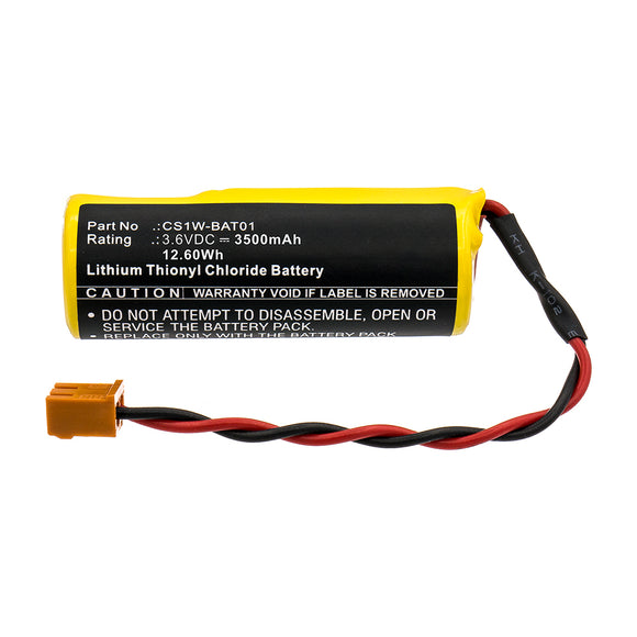 Batteries N Accessories BNA-WB-L15213 PLC Battery - Li-SOCl2, 3.6V, 3500mAh, Ultra High Capacity - Replacement for Panasonic CS1W-BAT01 Battery