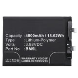 Batteries N Accessories BNA-WB-P18560 Cell Phone Battery - Li-Pol, 3.88V, 4800mAh, Ultra High Capacity - Replacement for Redmi BM5L Battery