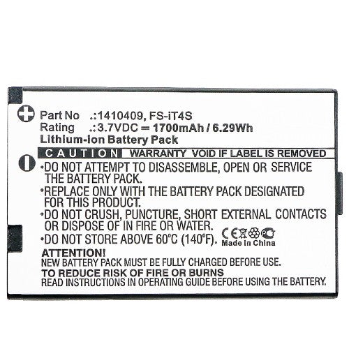 Batteries N Accessories BNA-WB-L8638 Remote Control Battery - Li-ion, 3.7V, 1700mAh, Ultra High Capacity Battery - Replacement for Reely 1410409, FS-iT4S Battery
