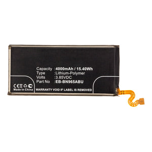 Batteries N Accessories BNA-WB-P13147 Cell Phone Battery - Li-Pol, 3.85V, 4000mAh, Ultra High Capacity - Replacement for Samsung EB-BN965ABE Battery