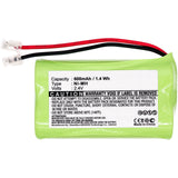 Batteries N Accessories BNA-WB-H436 Cordless Phones Battery - Ni-MH, 2.4V, 600 mAh, Ultra High Capacity Battery - Replacement for Universal AAx2 Battery