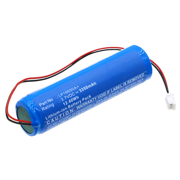 Batteries N Accessories BNA-WB-L18790 Equipment Battery - Li-ion, 3.7V, 3350mAh, Ultra High Capacity - Replacement for Drager LP18650A+ Battery