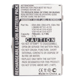 Batteries N Accessories BNA-WB-L3142 Cell Phone Battery - Li-Ion, 3.7V, 750 mAh, Ultra High Capacity Battery - Replacement for Benq-Siemens EBA-660 Battery