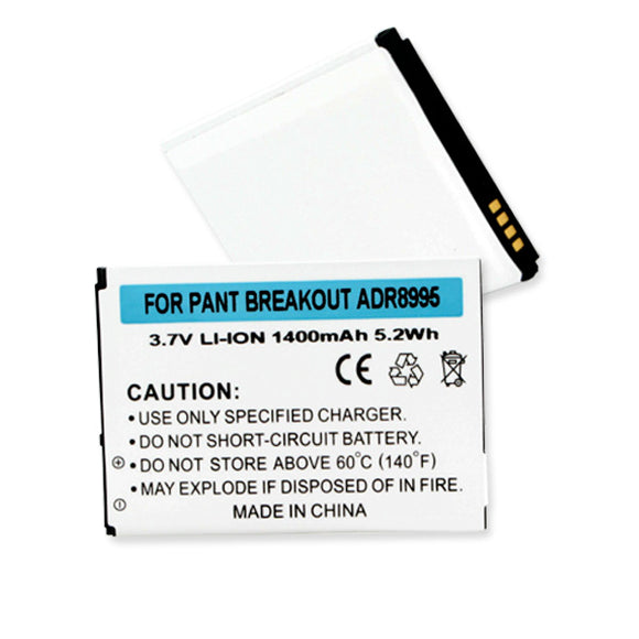 Batteries N Accessories BNA-WB-BLI-1295-1.4 Cell Phone Battery - Li-Ion, 3.7V, 1400 mAh, Ultra High Capacity Battery - Replacement for Pantech ADR8995 Battery