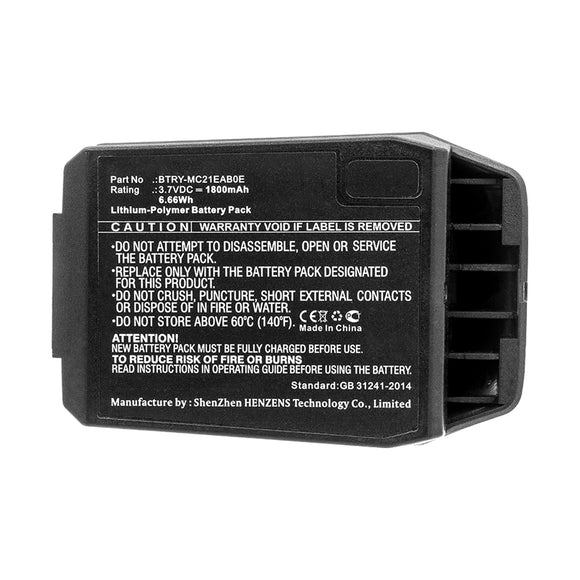 Batteries N Accessories BNA-WB-P14422 Barcode Scanner Battery - Li-Pol, 3.7V, 1800mAh, Ultra High Capacity - Replacement for Motorola 82-105612-01 Battery