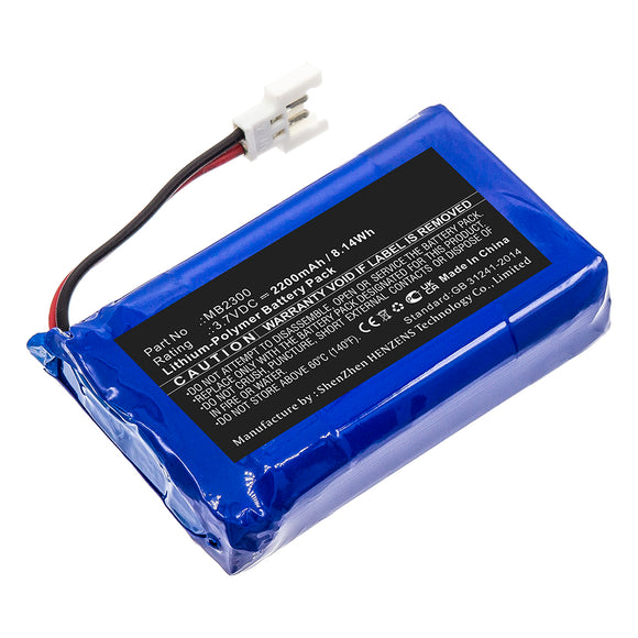 Batteries N Accessories BNA-WB-P17212 Personal Care Battery - Li-Pol, 3.7V, 2200mAh, Ultra High Capacity - Replacement for Breo  MB2300 Battery