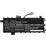 Batteries N Accessories BNA-WB-P10549 Laptop Battery - Li-Pol, 7.6V, 4050mAh, Ultra High Capacity - Replacement for Asus B21Bn2H Battery