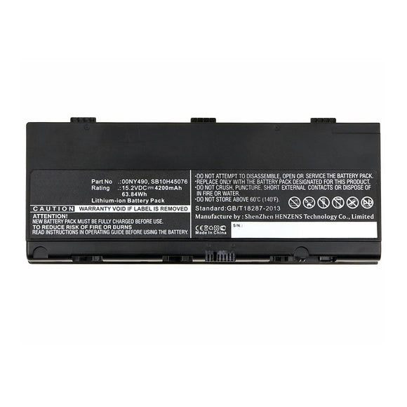 Batteries N Accessories BNA-WB-L12590 Laptop Battery - Li-ion, 15.2V, 4200mAh, Ultra High Capacity - Replacement for Lenovo SB10H45075 Battery