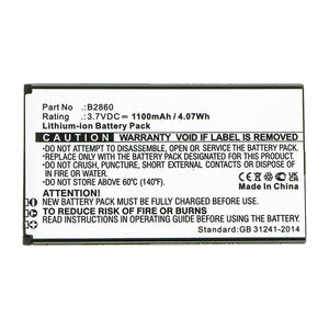 Batteries N Accessories BNA-WB-L14004 Cell Phone Battery - Li-ion, 3.7V, 1100mAh, Ultra High Capacity - Replacement for Wiko B2860 Battery