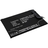 Batteries N Accessories BNA-WB-P3128 Cell Phone Battery - Li-Pol, 3.8V, 2300 mAh, Ultra High Capacity Battery - Replacement for BBK B-95 Battery