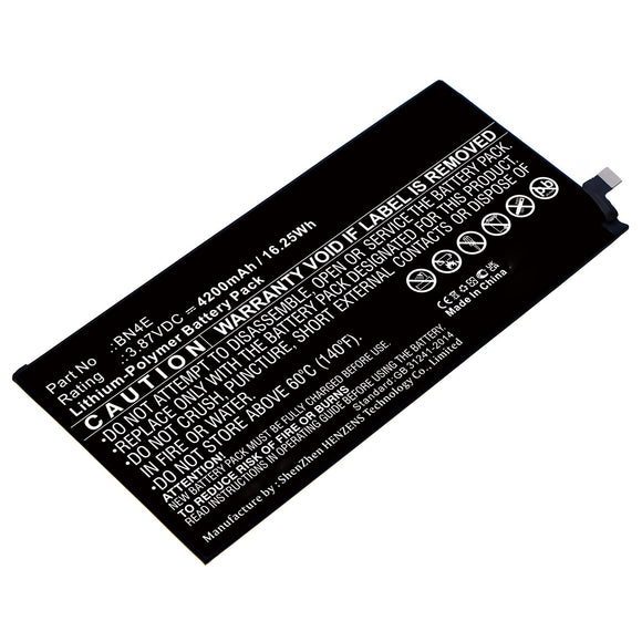 Batteries N Accessories BNA-WB-P17553 Tablet Battery - Li-Pol, 3.87V, 4200mAh, Ultra High Capacity - Replacement for Xiaomi BN4E Battery