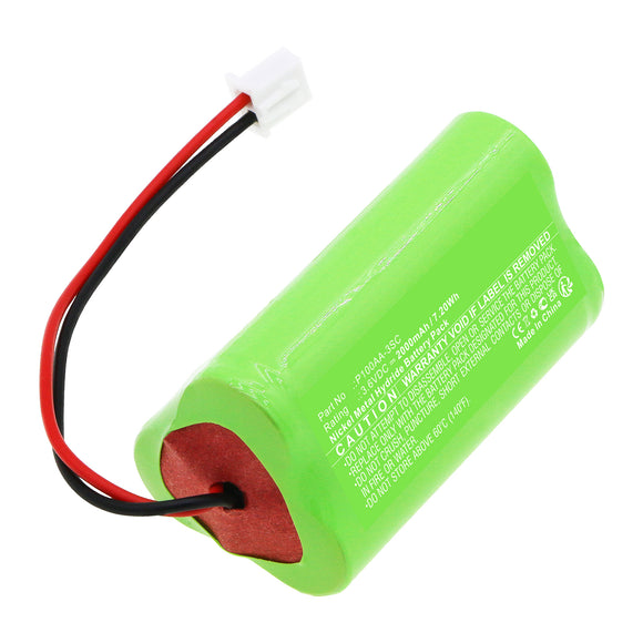 Batteries N Accessories BNA-WB-H18052 Emergency Lighting Battery - Ni-MH, 3.6V, 2000mAh, Ultra High Capacity - Replacement for Schlumberger 11992-001 Battery