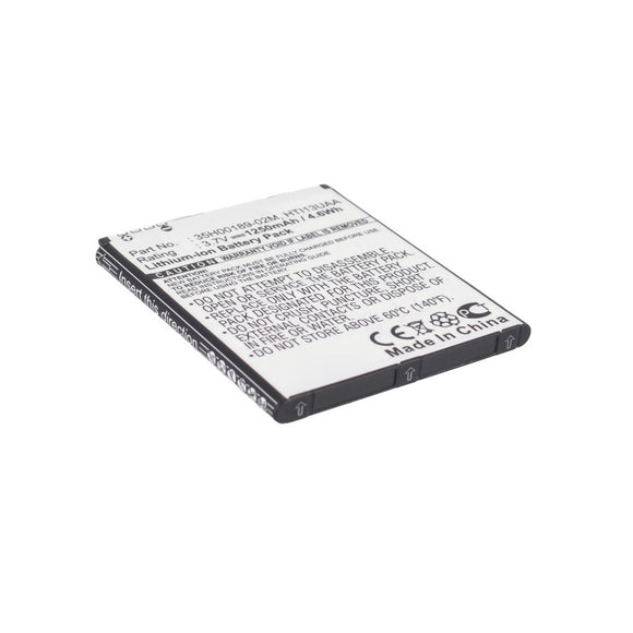 Batteries N Accessories BNA-WB-L11952 Cell Phone Battery - Li-ion, 3.7V, 1250mAh, Ultra High Capacity - Replacement for HTC 35H00189-00M Battery