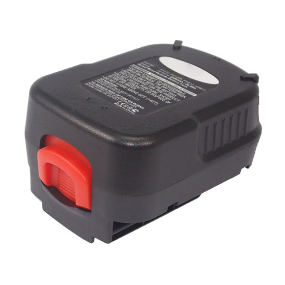 Batteries N Accessories BNA-WB-H16219 Power Tool Battery - Ni-MH, 12V, 2000mAh, Ultra High Capacity - Replacement for Black & Decker A12 Battery