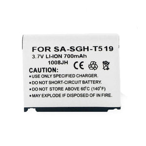 Batteries N Accessories BNA-WB-BLI 983-.6 Cell Phone Battery - Li-Ion, 3.7V, 700 mAh, Ultra High Capacity Battery - Replacement for Samsung SGH-T519 Battery