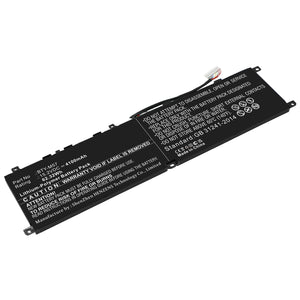 Batteries N Accessories BNA-WB-P17475 Laptop Battery - Li-Pol, 15.2V, 4100mAh, Ultra High Capacity - Replacement for MSI BTY-M57 Battery