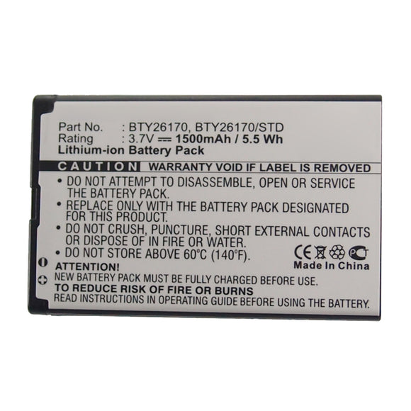 Batteries N Accessories BNA-WB-L14482 Cell Phone Battery - Li-ion, 3.7V, 1500mAh, Ultra High Capacity - Replacement for Emporia BTY26170 Battery
