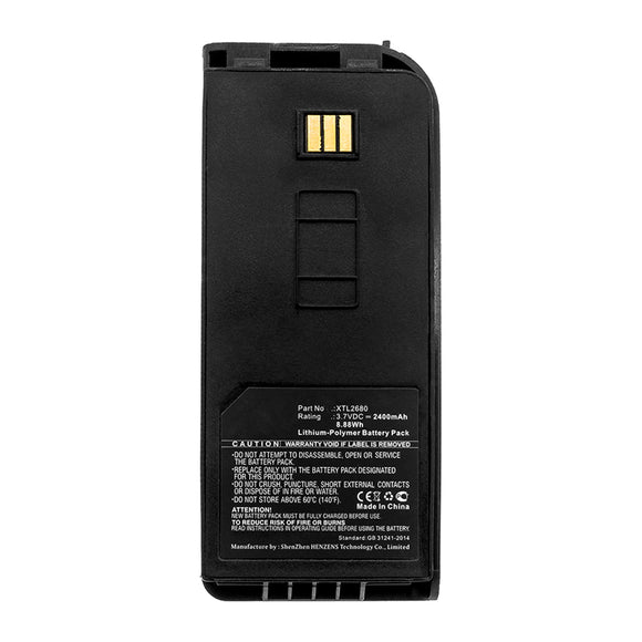 Batteries N Accessories BNA-WB-P13741 Satellite Phone Battery - Li-Pol, 3.7V, 2400mAh, Ultra High Capacity - Replacement for Thuraya XTL2680 Battery
