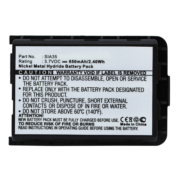 Batteries N Accessories BNA-WB-H16956 Cell Phone Battery - Ni-MH, 3.6V, 650mAh, Ultra High Capacity - Replacement for Siemens A40 Battery