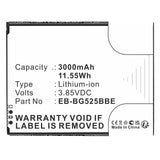 Batteries N Accessories BNA-WB-L18564 Cell Phone Battery - Li-ion, 3.85V, 3000mAh, Ultra High Capacity - Replacement for Samsung EB-BG525BBE Battery