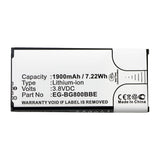 Batteries N Accessories BNA-WB-L13051 Cell Phone Battery - Li-ion, 3.8V, 1900mAh, Ultra High Capacity - Replacement for Samsung EB-BG800BBE Battery