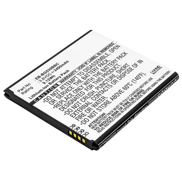 Batteries N Accessories BNA-WB-L9532 Cell Phone Battery - Li-ion, 3.8V, 2400mAh, Ultra High Capacity - Replacement for Samsung BG530CBU Battery