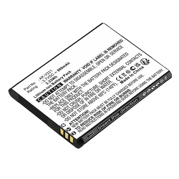 Batteries N Accessories BNA-WB-L18293 Cell Phone Battery - Li-ion, 3.7V, 900mAh, Ultra High Capacity - Replacement for Emporia AK-V221 Battery