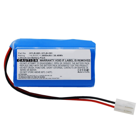 Batteries N Accessories BNA-WB-L9341 Medical Battery - Li-ion, 14.8V, 2600mAh, Ultra High Capacity - Replacement for Biocare HYLB-293 Battery