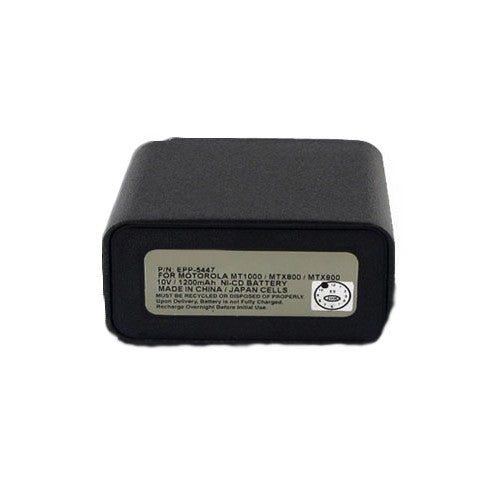 Batteries N Accessories BNA-WB-EPP-5447 2-Way Radio Battery - Ni-CD, 10V, 1200 mAh, Ultra High Capacity Battery - Replacement for Motorola NTN5447A Battery