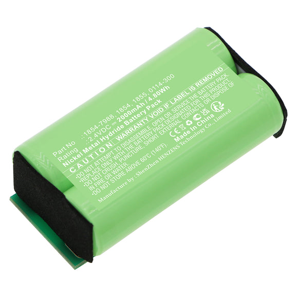 Batteries N Accessories BNA-WB-H18206 Shaver Battery - Ni-MH, 2.4V, 2000mAh, Ultra High Capacity - Replacement for Wahl 1854 Battery