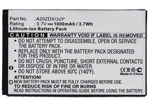 Batteries N Accessories BNA-WB-L3543 Cell Phone Battery - Li-Ion, 3.7V, 1000 mAh, Ultra High Capacity Battery - Replacement for Philips A20ZDX/3ZP Battery